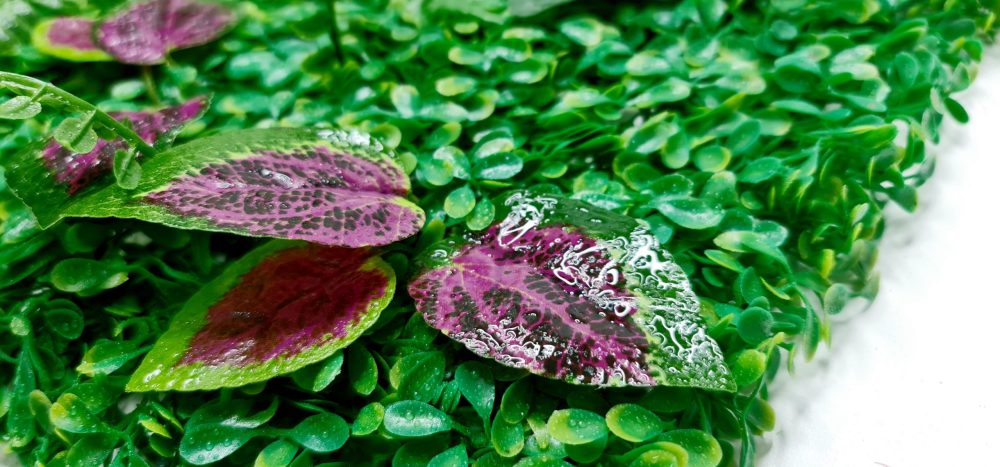 Artificial plant wall with customizable flowers and leaves 60x40cm - Image 4