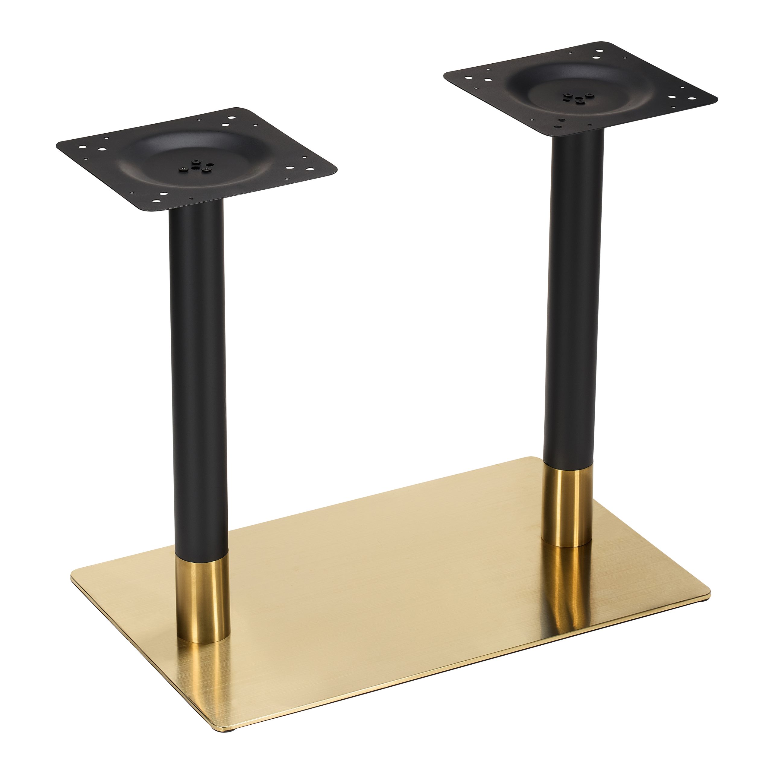 Cast Iron Table Legs - Black & Gold