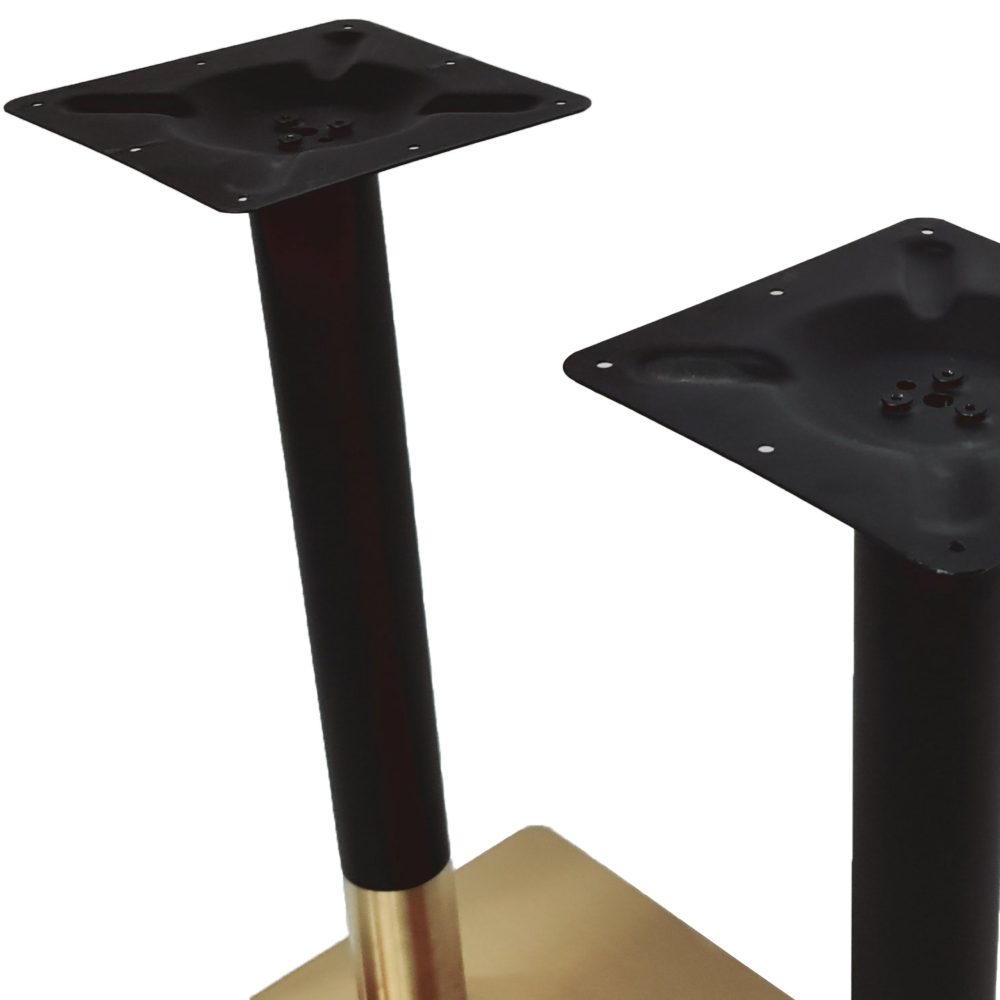 Cast Iron Table Legs - Black & Gold - Image 8