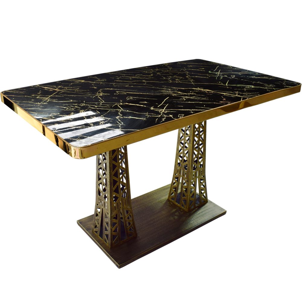 Marble Dining Table 4-6 Seat Ornate Base - Image 8