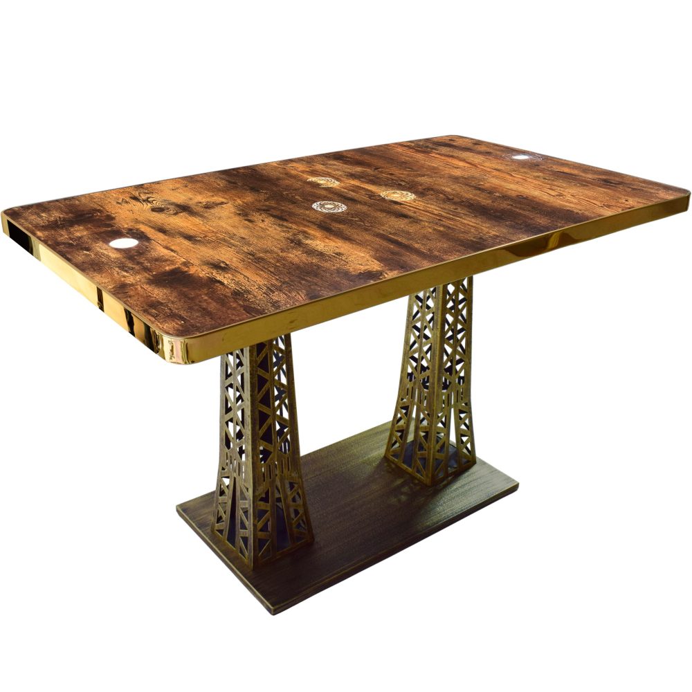 Marble Dining Table 4-6 Seat Ornate Base - Image 5