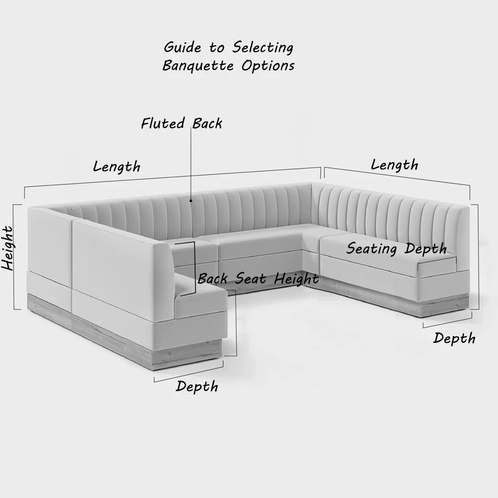 Banquette Seating Size Guide