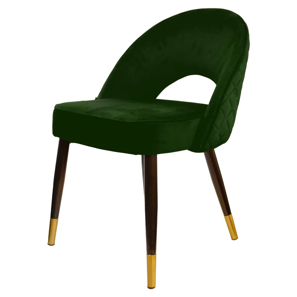 Clover Armless Chair Dark Green