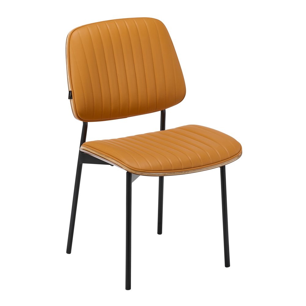 Orange heavy duty chair for restaurants