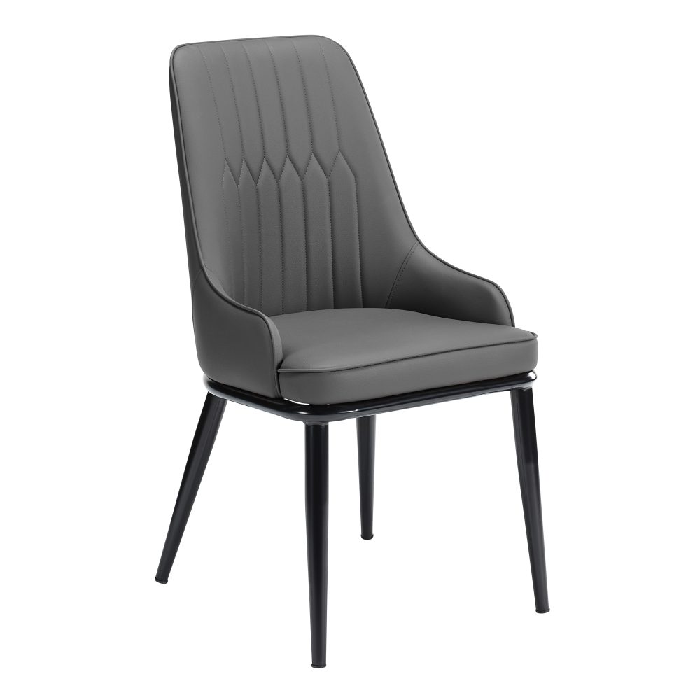 Grey Faux Leather Chair Restaurants