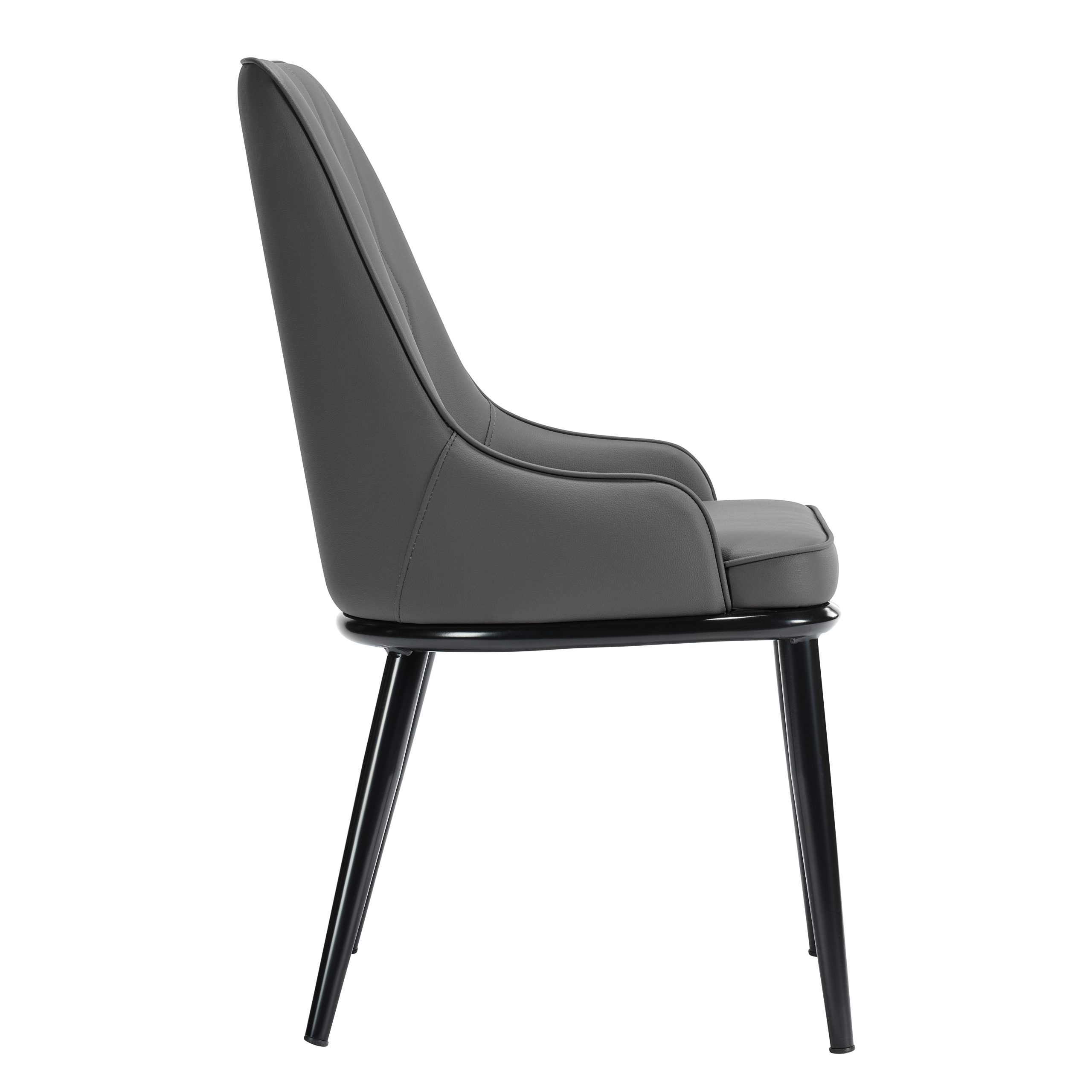 Grey Faux Leather Chair Restaurants