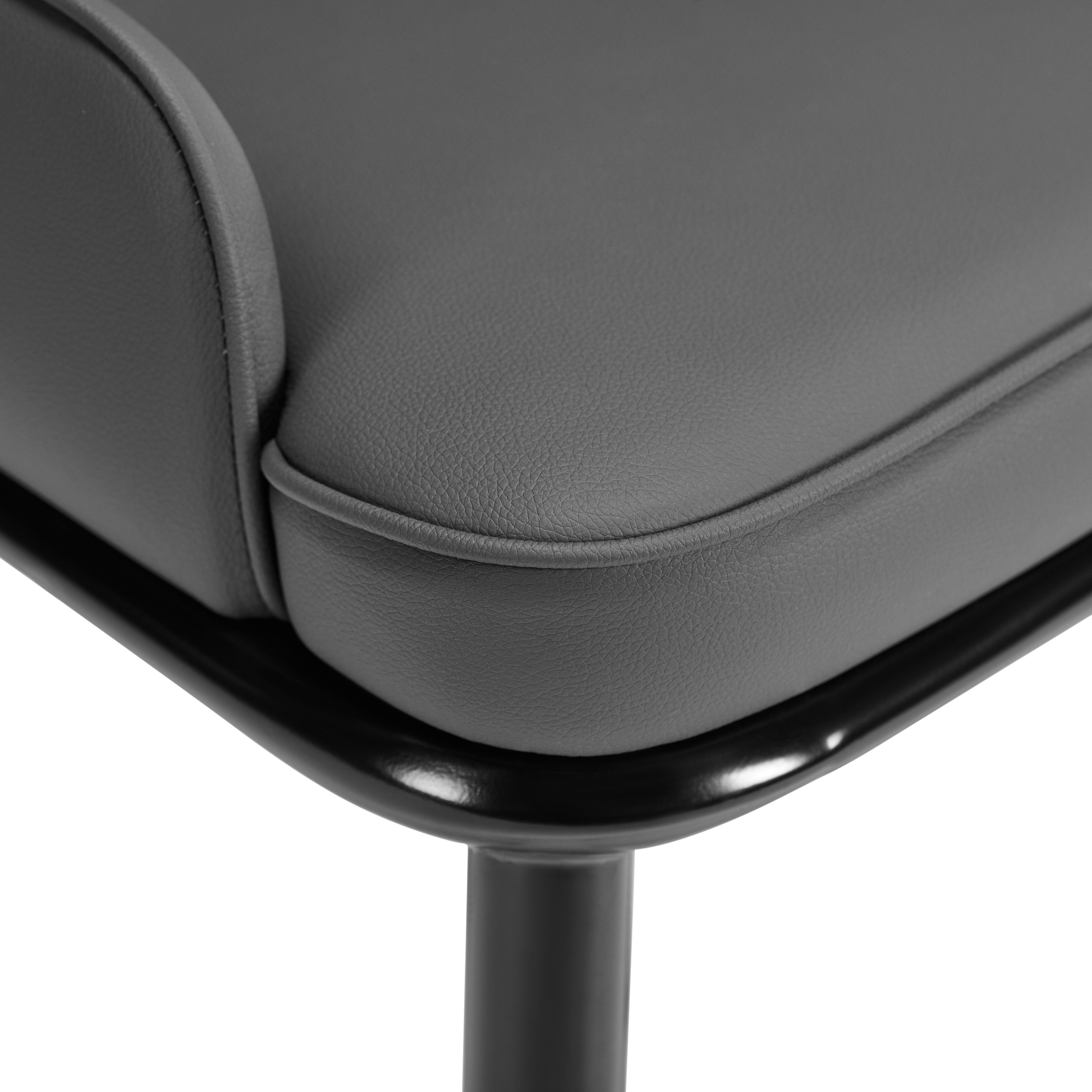 Grey Faux Leather Chair Restaurants