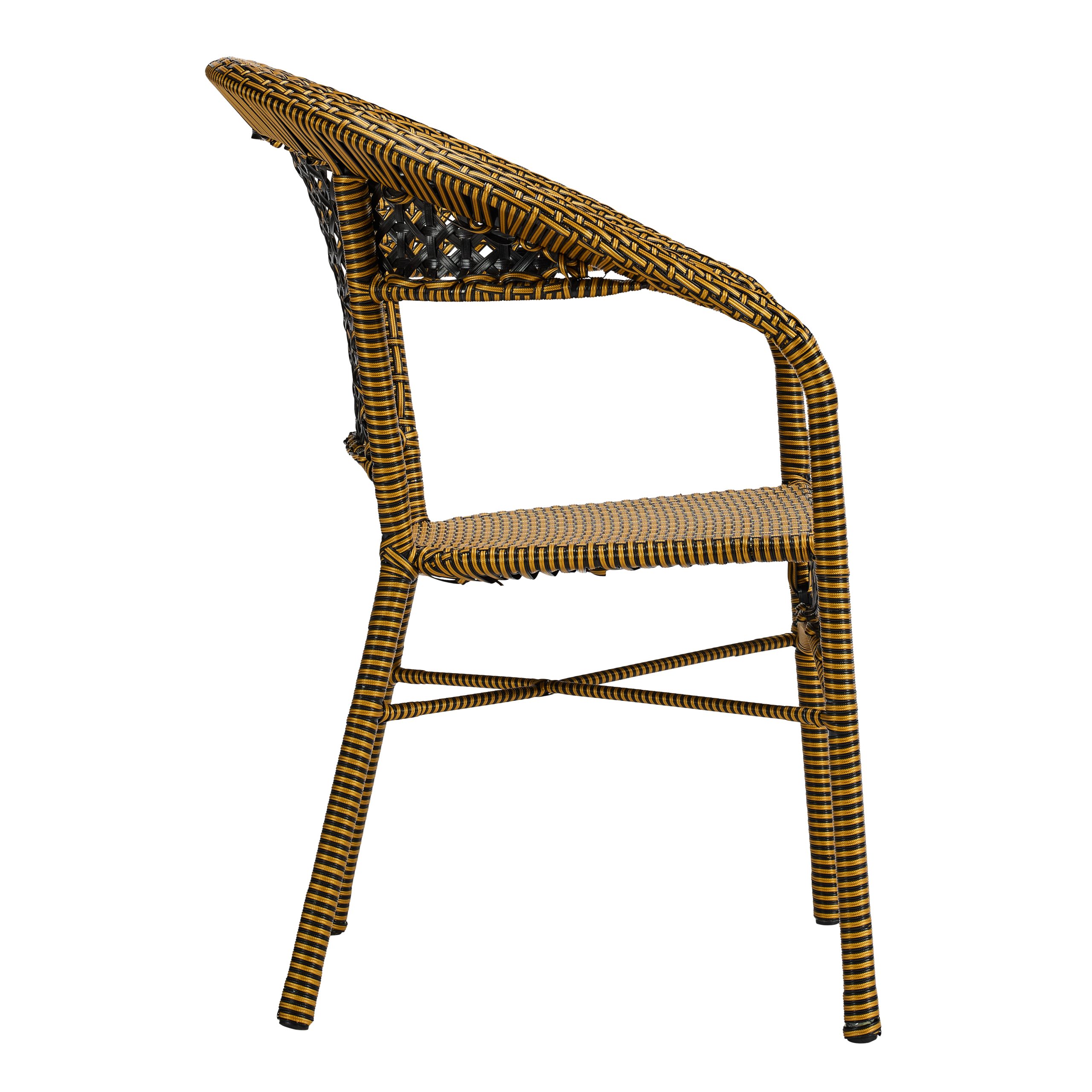 Outdoor Garden Chair - Warm Sandy Beige - Image 2