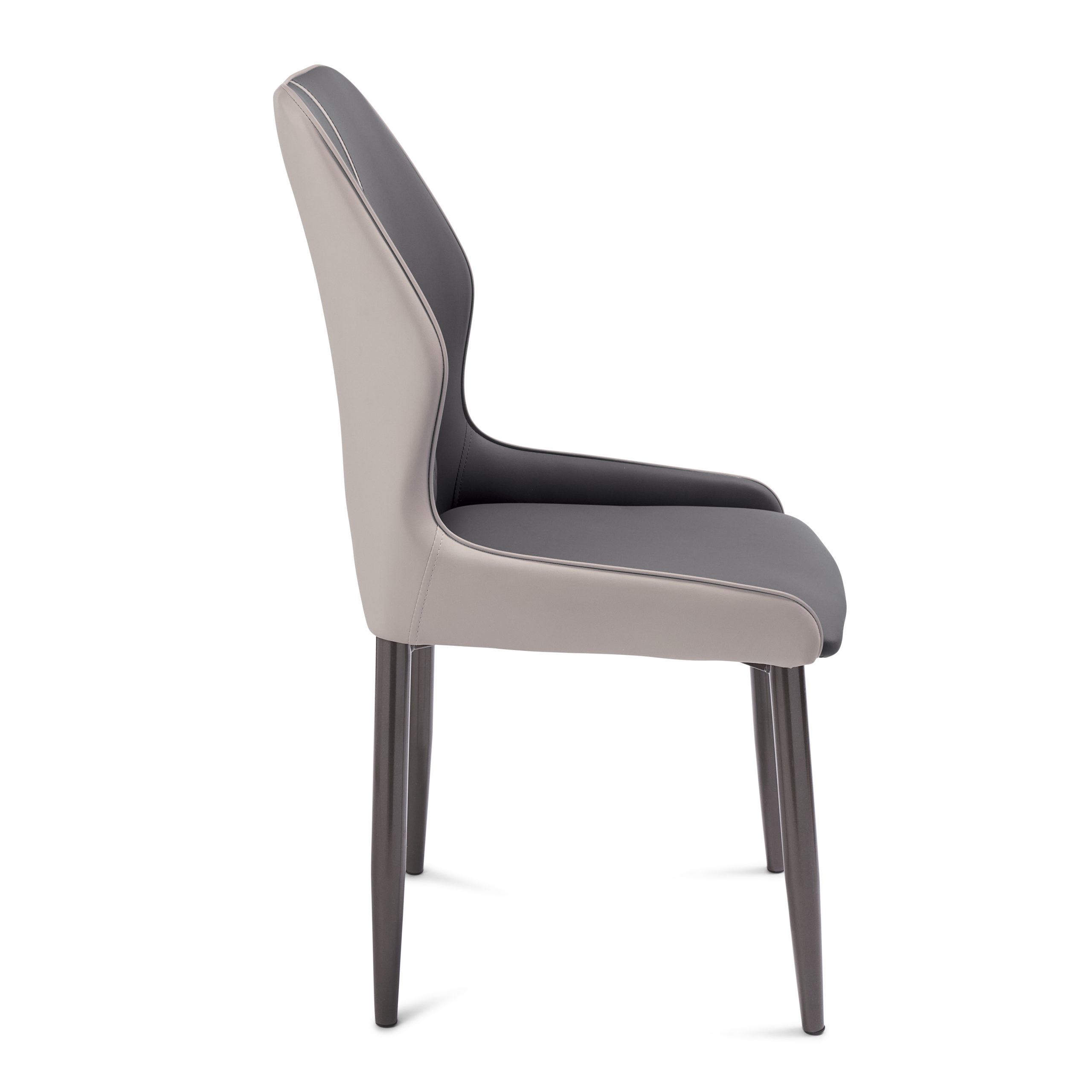 Modern Two‑Tone Upholstered Dining & Accent Chair - Image 2