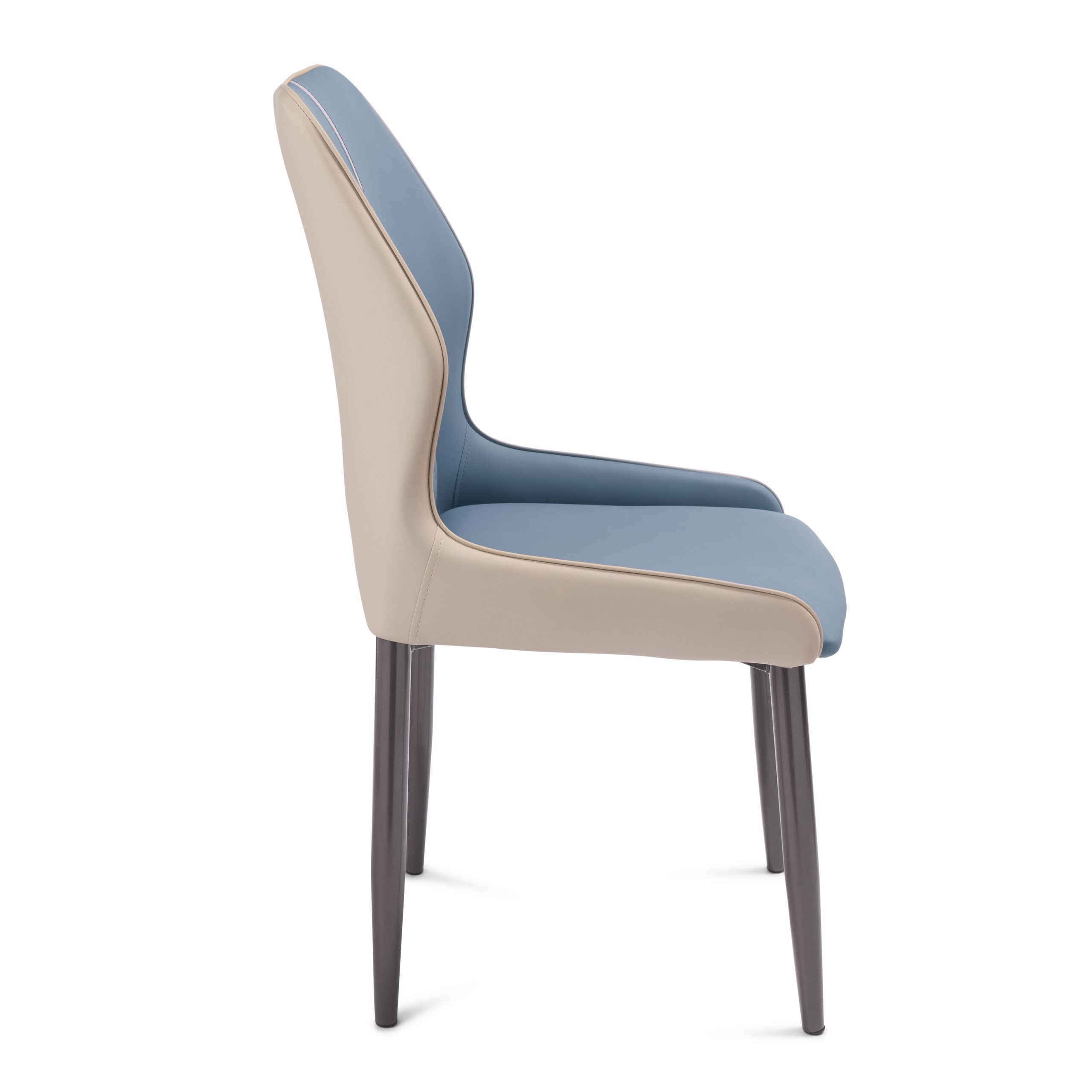 Modern Two‑Tone Upholstered Dining & Accent Chair - Image 10
