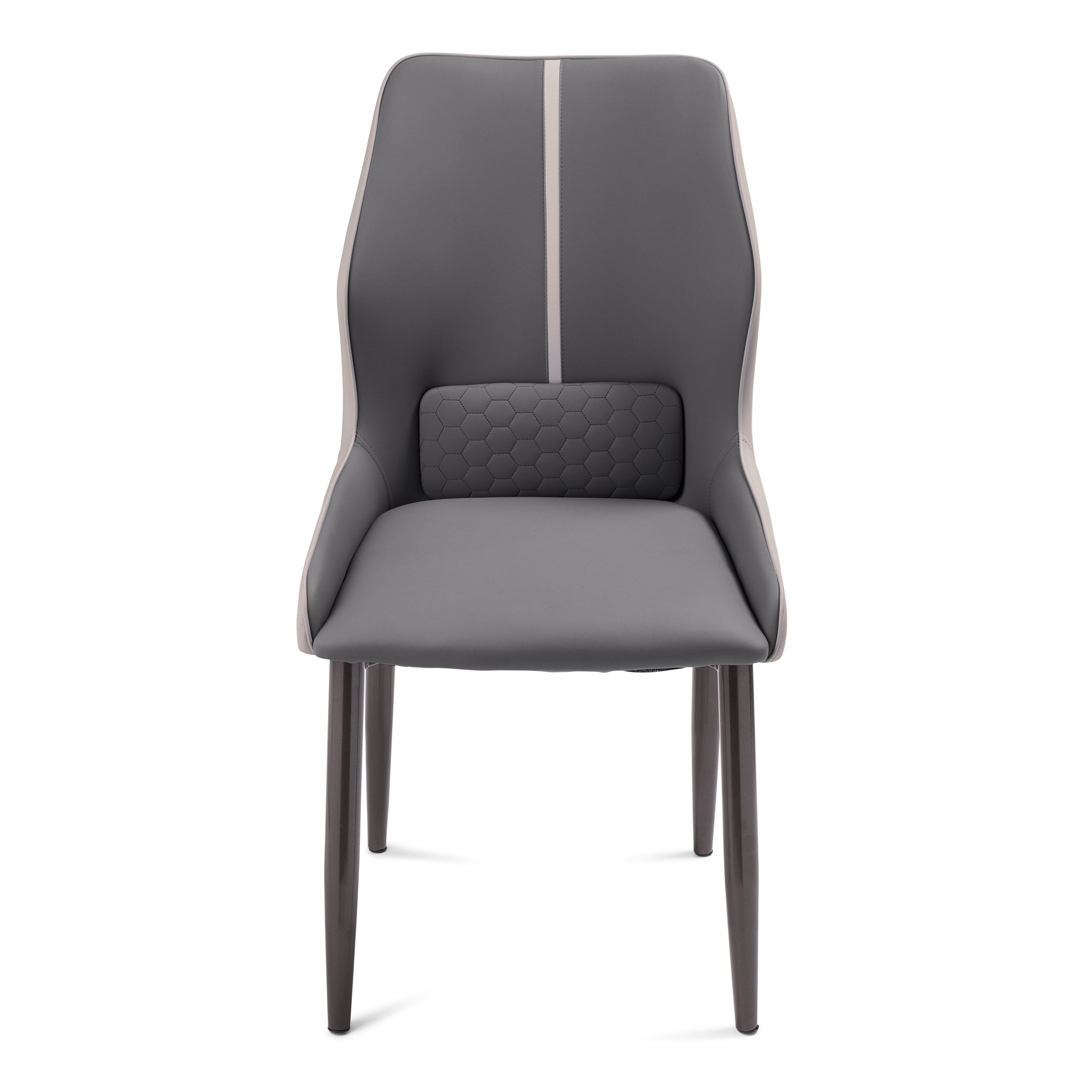 Modern Two‑Tone Upholstered Dining & Accent Chair - Image 4