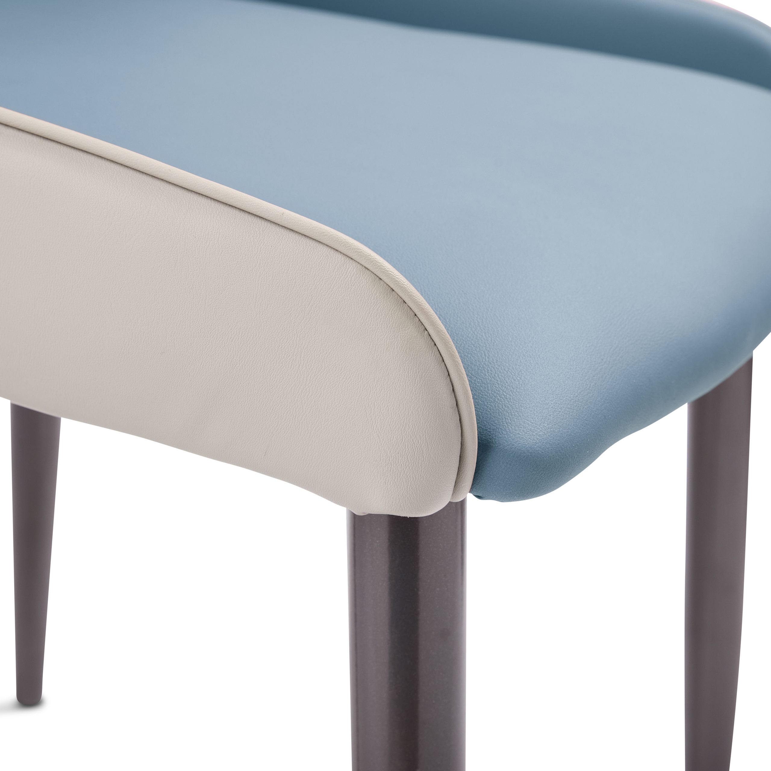 Modern Two‑Tone Upholstered Dining & Accent Chair - Image 15