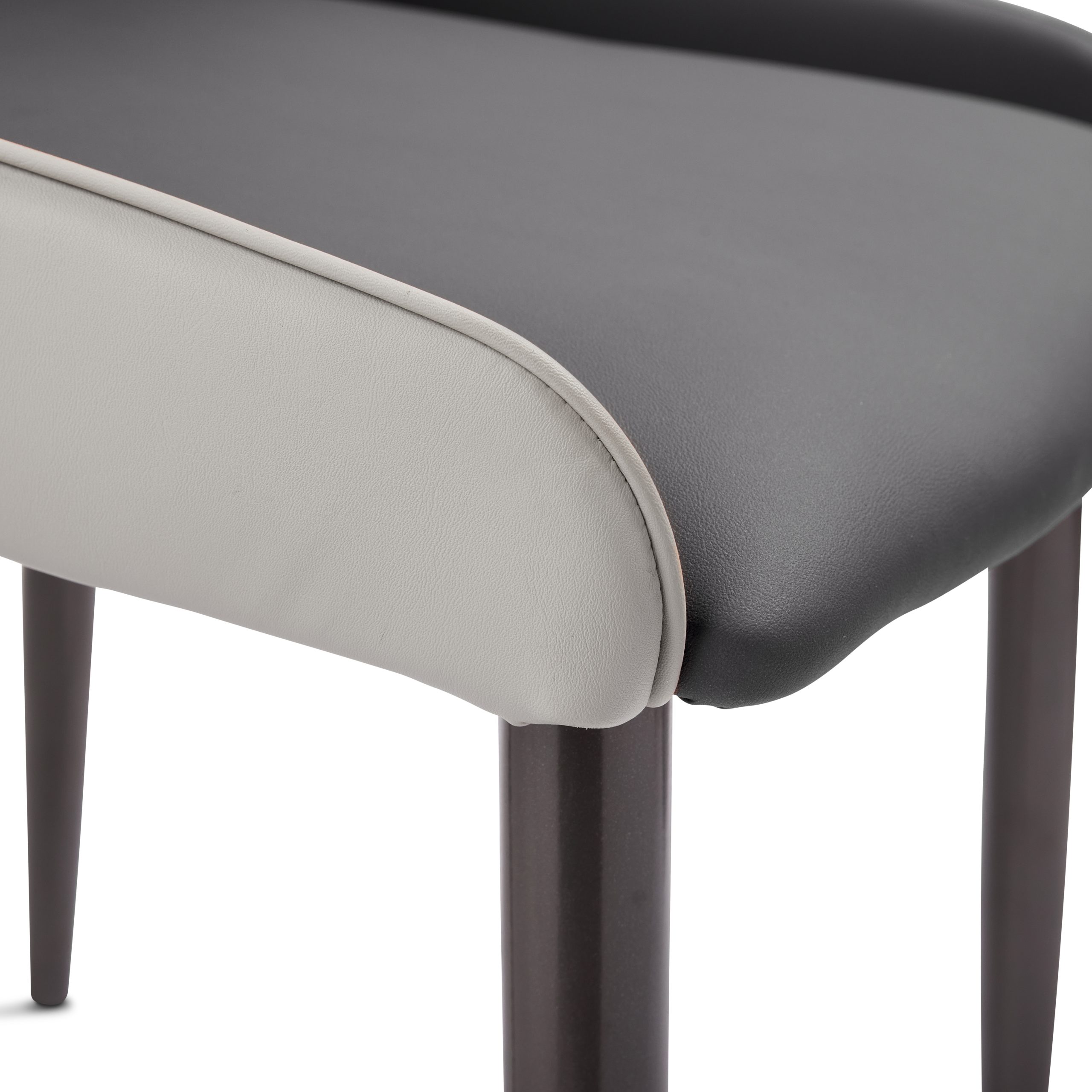 Modern Two‑Tone Upholstered Dining & Accent Chair - Image 7